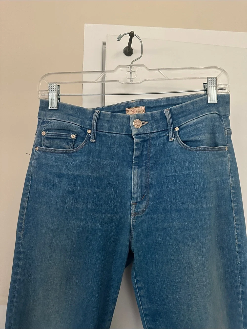 Mother - Blue Slim Fit Jeans